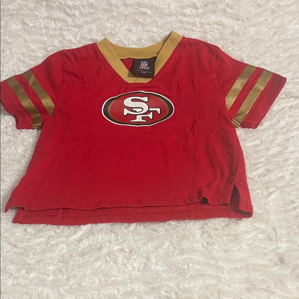 NFL Kids Red and Gold Football Jersey